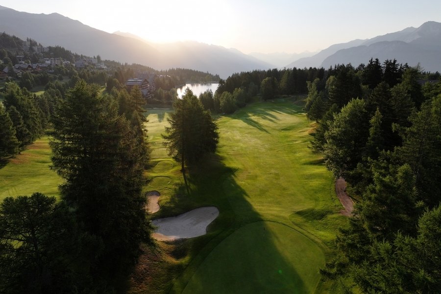 Fairway of hole n°9 Fairway of hole n°9