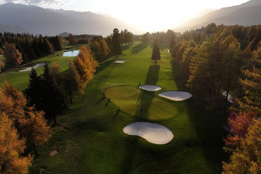 Green of hole n°9 Green of hole n°9